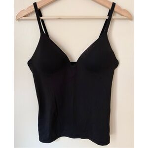 Victoria's Secret • 34C • IPEX Built In Bra V Neck Tank Top Wireless Black